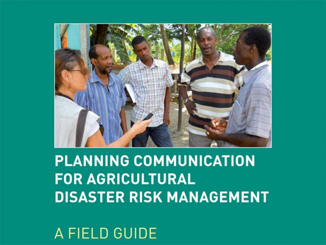 Planning Communication for Agricultural Disaster Risk Management (Anglais)