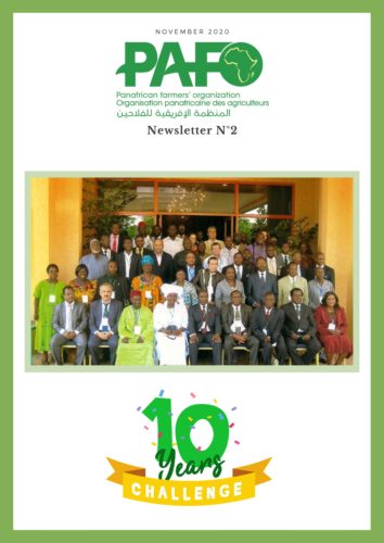 Lettre d'info de PAFO: Celebrons 10 ans