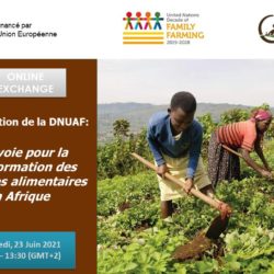 Réunion d'échange: "Plans d'Action de la DNUAF: une voie pour la transformation des systèmes alimentaires en Afrique"