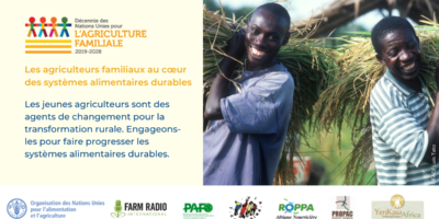 Evenement: 21 juillet – L’agriculture familiale au cœur des systèmes alimentaires durables en Afrique Evenement: 21 juillet – L’agriculture familiale au cœur des systèmes alimentaires durables en Afrique