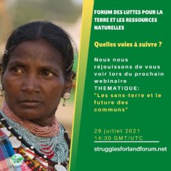 Evenement: Forum des Luttes pour la Terre et les Ressources Naturelles