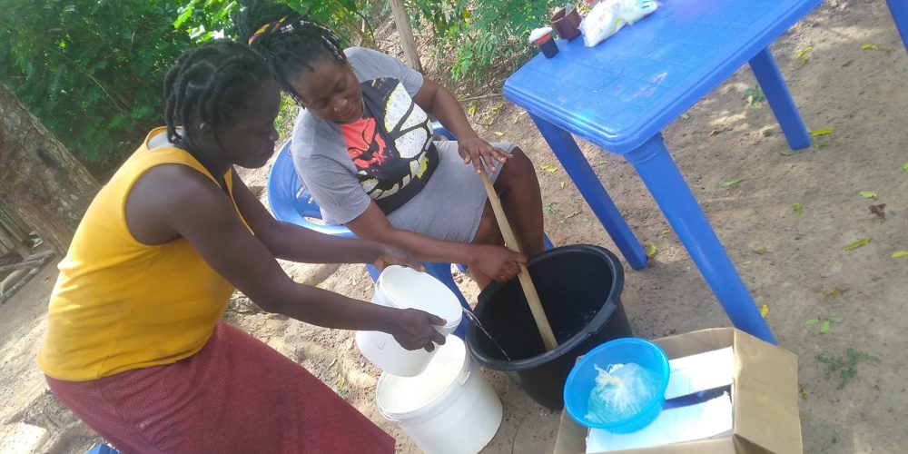 Ghana women farmers partner to build a soapmaking business