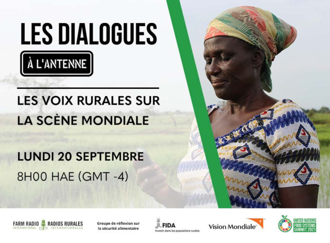 Les Dialogues à l’antenne : Les voix rurales sur la scène mondiale