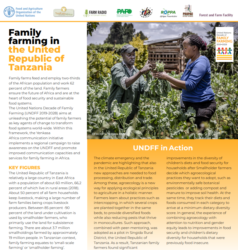 CAMPAIGN PRODUCTS TANZANIA Yenkasa Africa