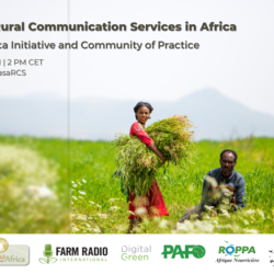 Lancement de l’initiative des Services de Communication Rurale