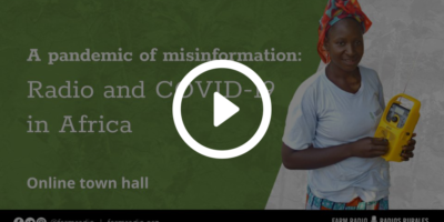 A pandemic of misinformation: Radio and COVID-19 in Africa A pandemic of misinformation: Radio and COVID-19 in Africa