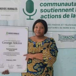 Patricia Kasoki, one of three winners of the 2022 George Atkins Communications Award