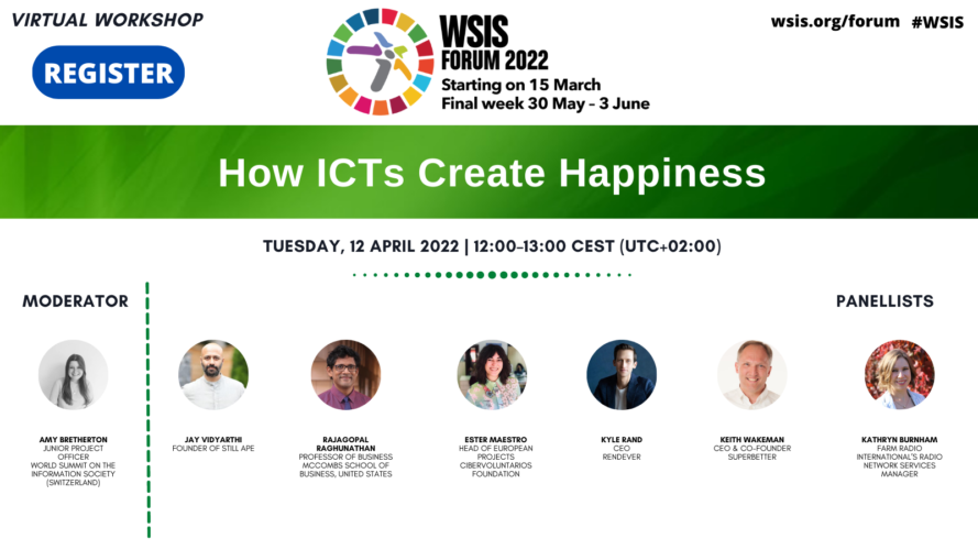 Webinar: How ICTs Create Happiness