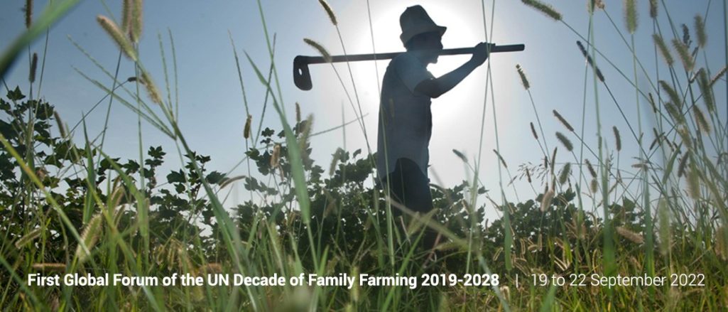 First UNDFF Global Forum to highlight Outcomes, Experiences, and Challenges in Family Farming, 19 - 22 September 2022
