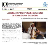 Guidelines for the production of gender responsive radio broadcasts