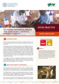 Digital Agriculture: An online mentoring service for small-scale livestock farmers in Benin