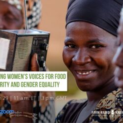 EVENT | Raising women’s voices for food security and gender equality
