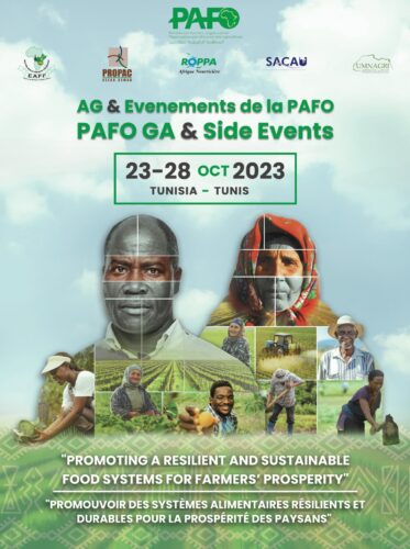 ÉVÉNEMENT : 6e Assemblée Générale et Événements de la PAFO (23 - 28 octobre 2023)