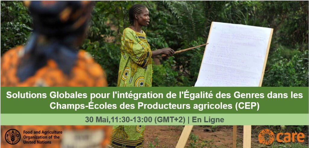 Solutions Globales pour l'intégration de l'Égalité des Genres dans les Champs-Écoles des Producteurs agricoles (CEP)