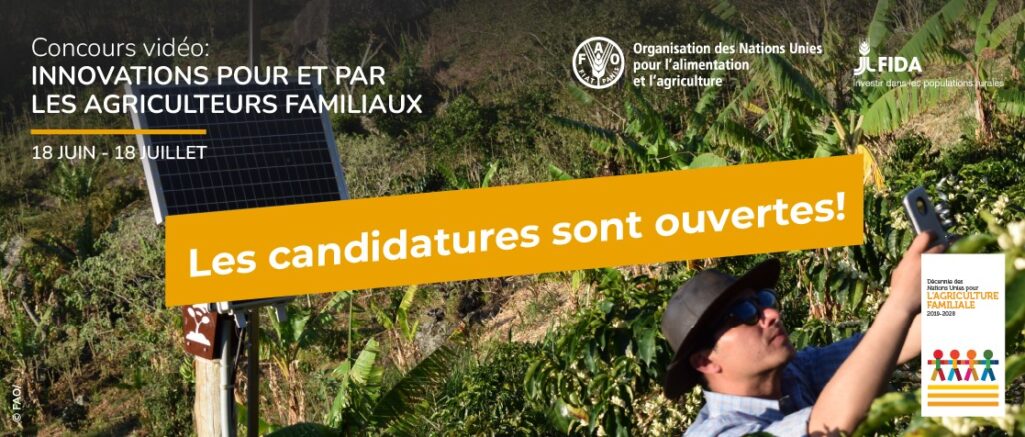 CONCOURS VIDÉO 2024 : Innovations pour et par les agriculteurs familiaux