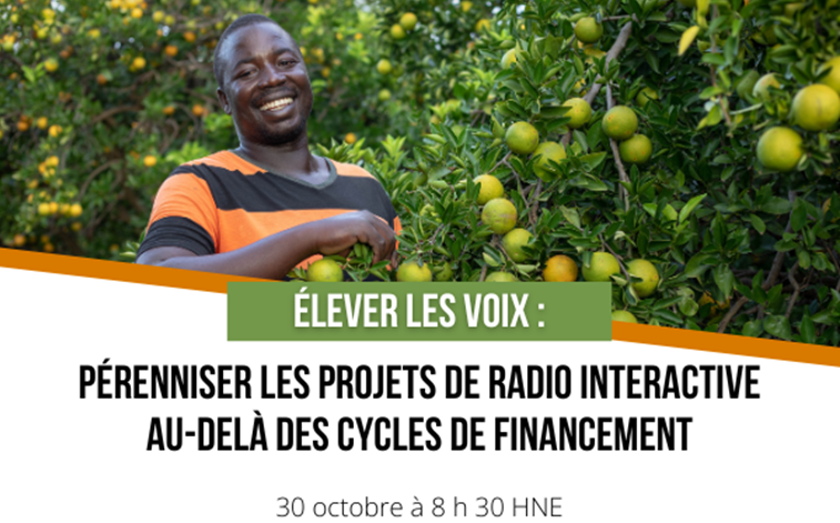 Élever les voix : Pérenniser les projets de radio interactive au-delà des cycles de financement