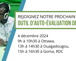 Rejoignez RRI pour le prochain webinaire sur notre outil d’auto-évaluation de l’égalité des genres