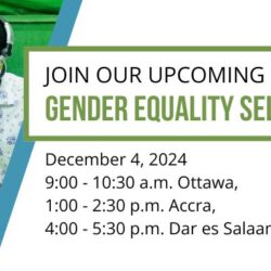 Join FRI's upcoming webinar about our Gender equality self-assessment tool